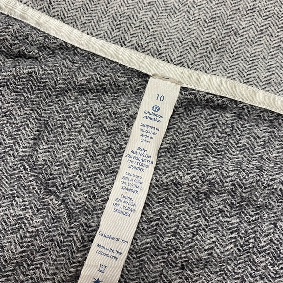 Lululemon Be Present Jacket in Heathered Herringbone Size 10 VGUC - Picture 10 of 15
